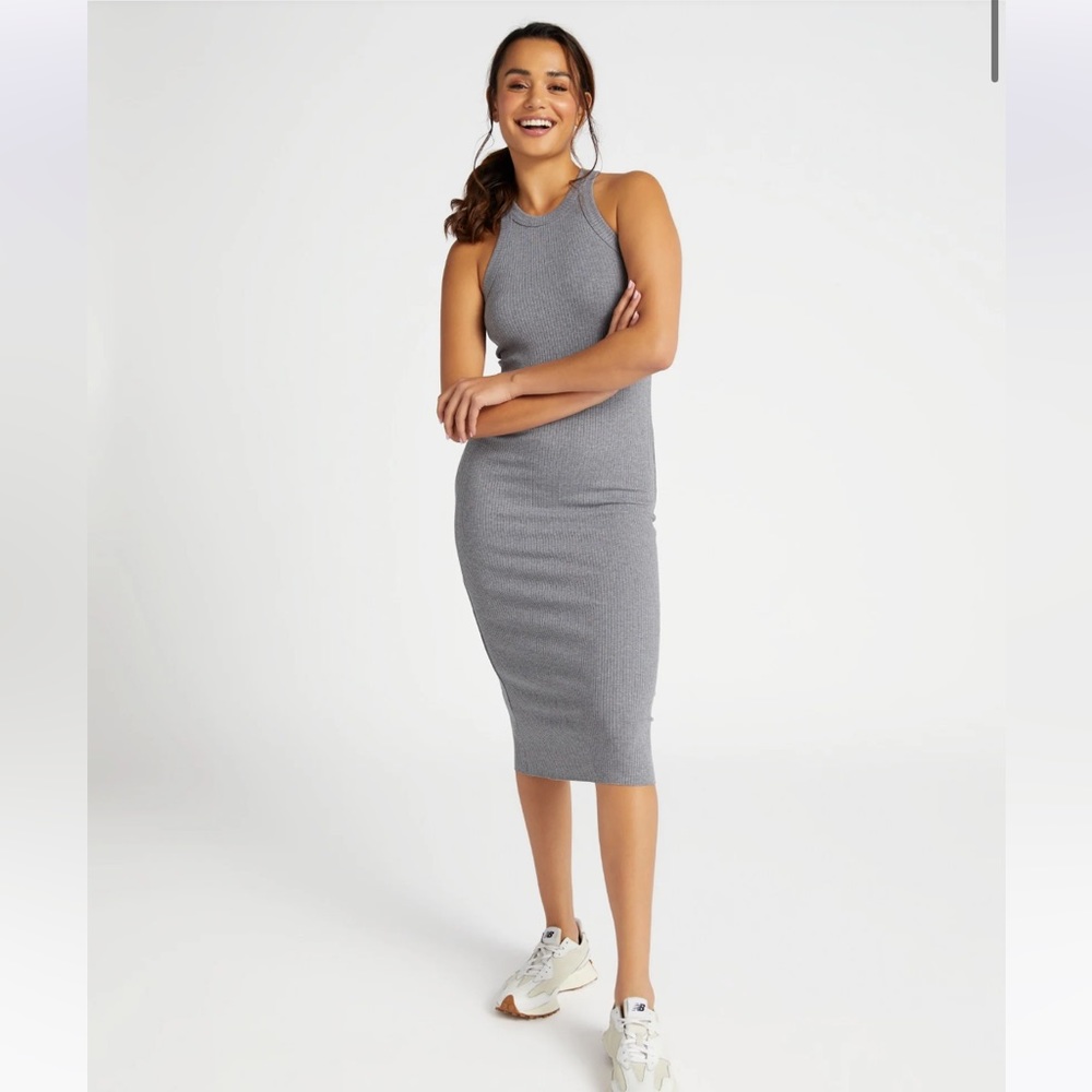 Bandier 
Rivington Ribbed Tank Dress 
size Small